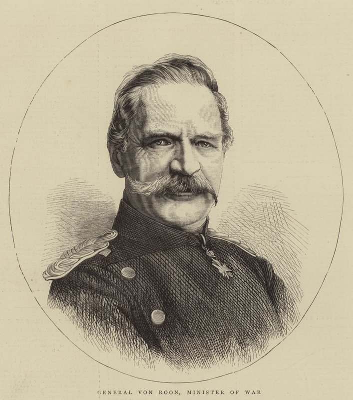General von Roon, krigsminister (gravyr) av English School