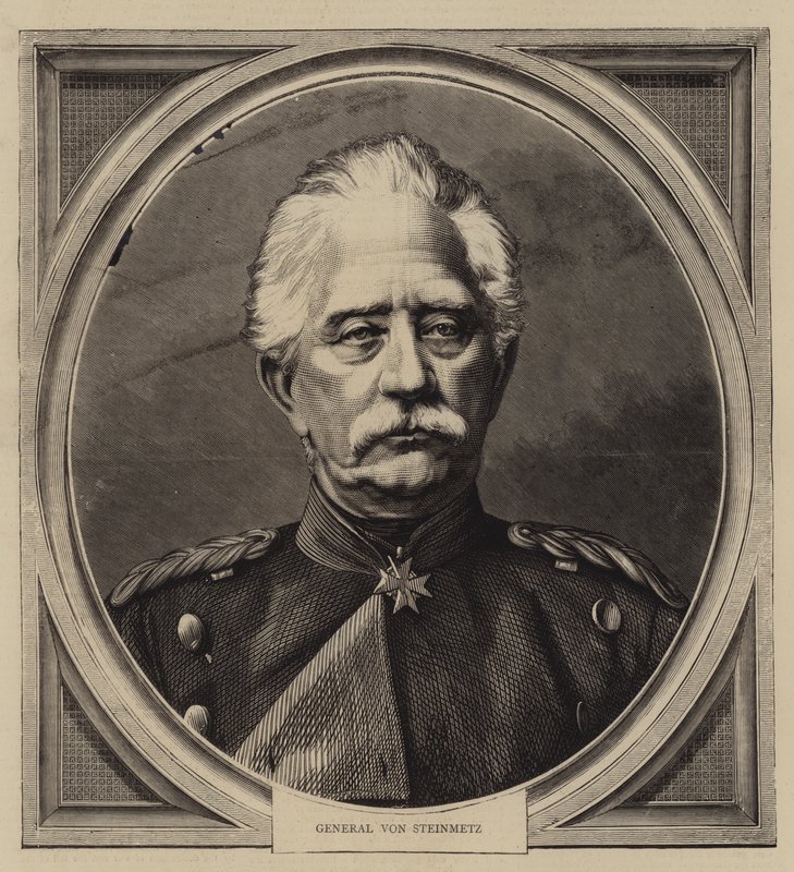 General von Steinmetz (gravyr) av English School