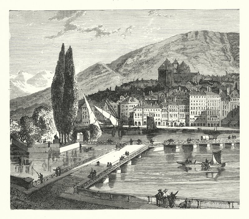 Genève (gravyr) av English School