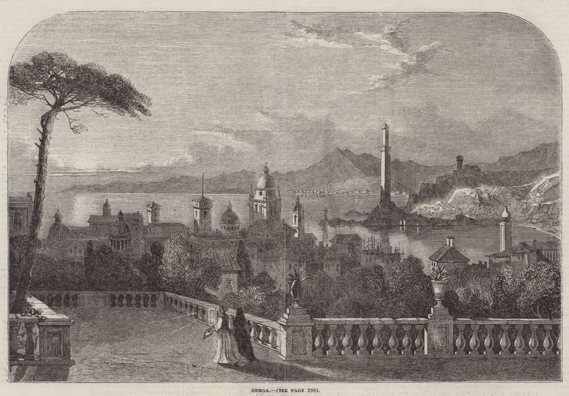 Genua (gravyr) av English School