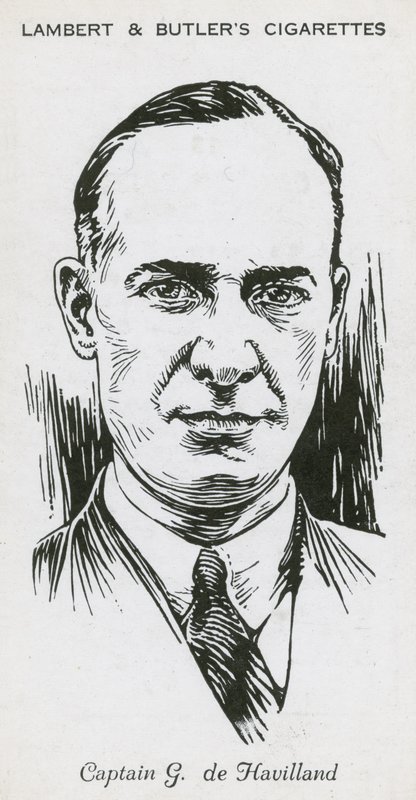 Geoffrey de Havilland, engelsk flygare och flygplansdesigner och tillverkare av English School
