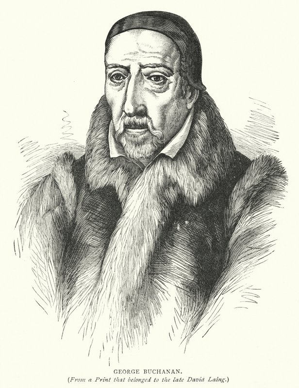 George Buchanan (gravyr) av English School