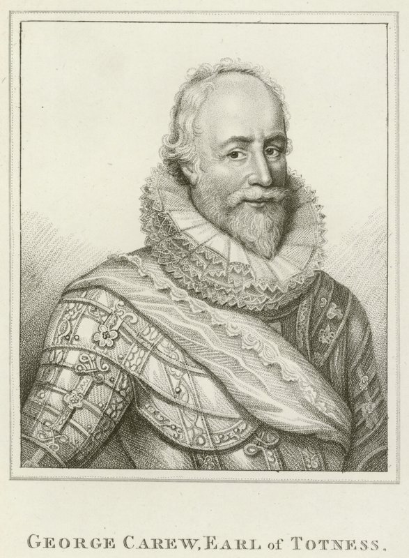 George Carew, Earl of Totness (gravyr) av English School