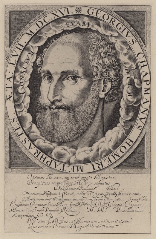 George Chapman, engelsk dramatiker, översättare och poet av English School