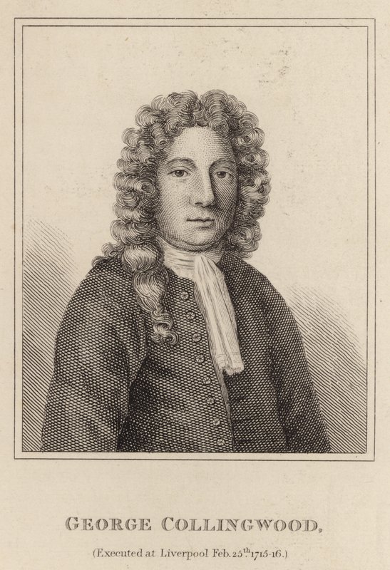 George Collingwood, avrättad i Liverpool 25 februari 1715-16 av English School