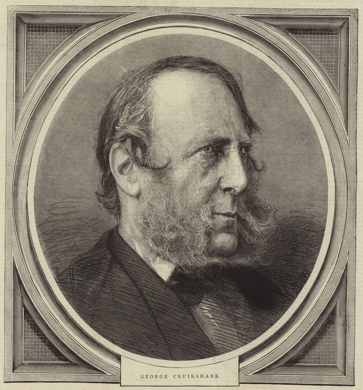 George Cruikshank (gravyr) av English School