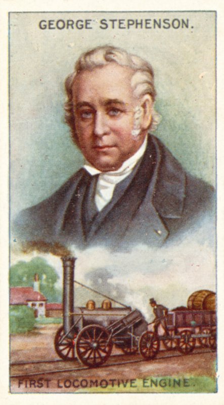 George Stephenson, första lokmotorn av English School