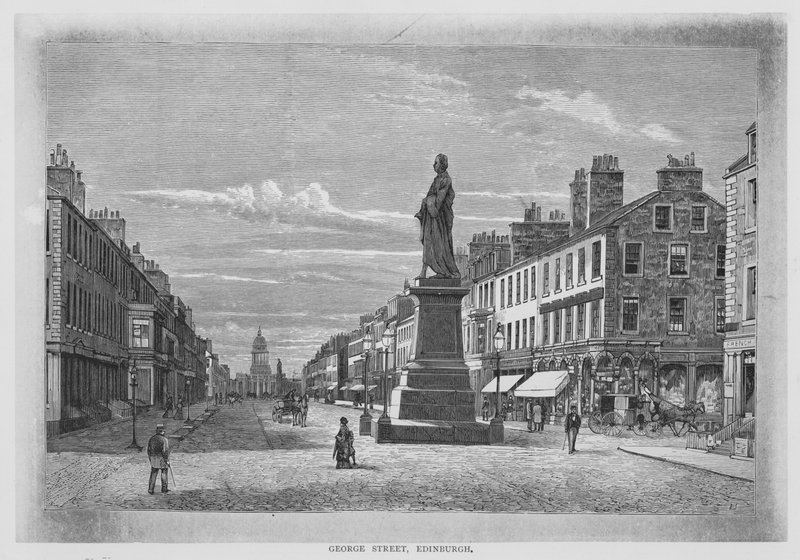 George Street, Edinburgh (gravyr) av English School