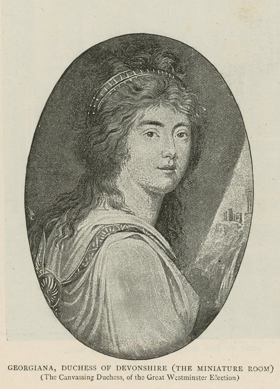 Georgiana, hertiginna av Devonshire av English School