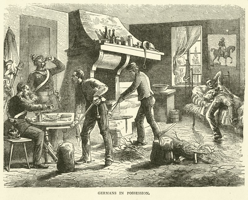 Tyskarna i besittning, september 1870 av English School