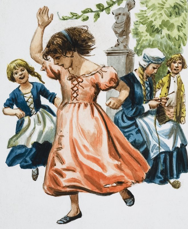 Flickor som dansar av English School