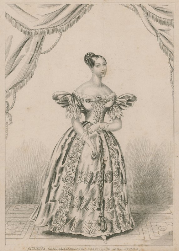 Giulietta Grisi, den hyllade Cantatrice på Operan av English School
