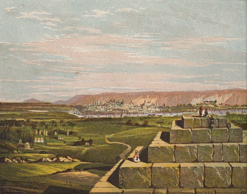 Goshen, Egypten (färglitografi) av English School