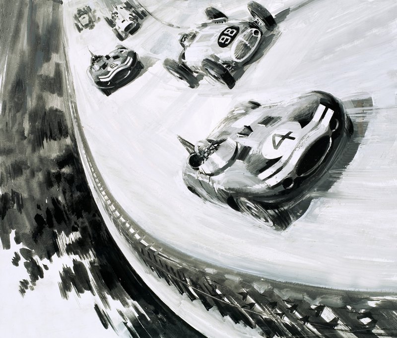 Grand Prix, Monza, Italien, 1957 av English School