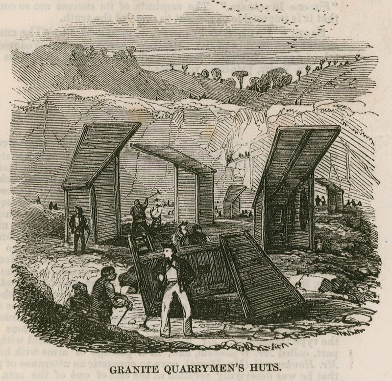 Granit Quarrymens Huts, Rubislaw, Aberdeen av English School