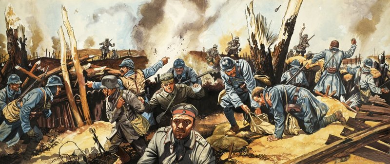 Stora händelser i historien: Västfronten av English School