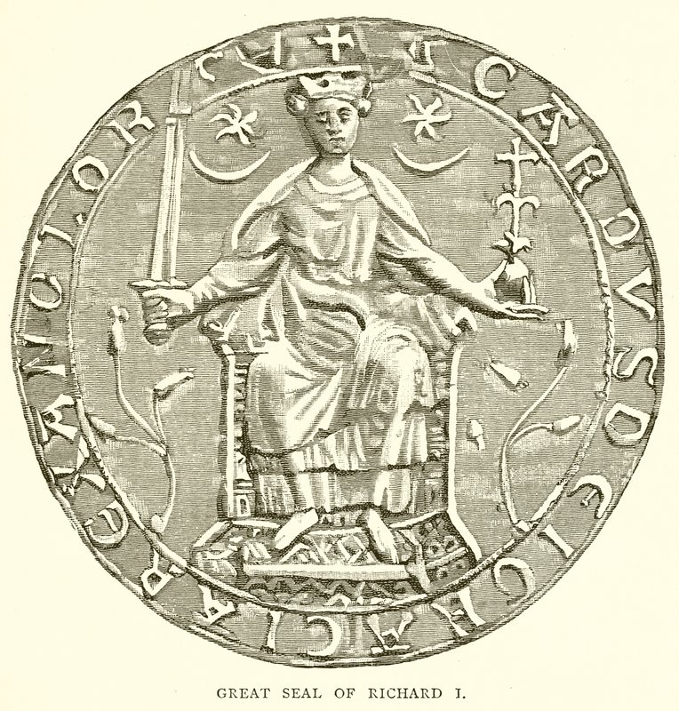 Richard I:s stora sigill av English School