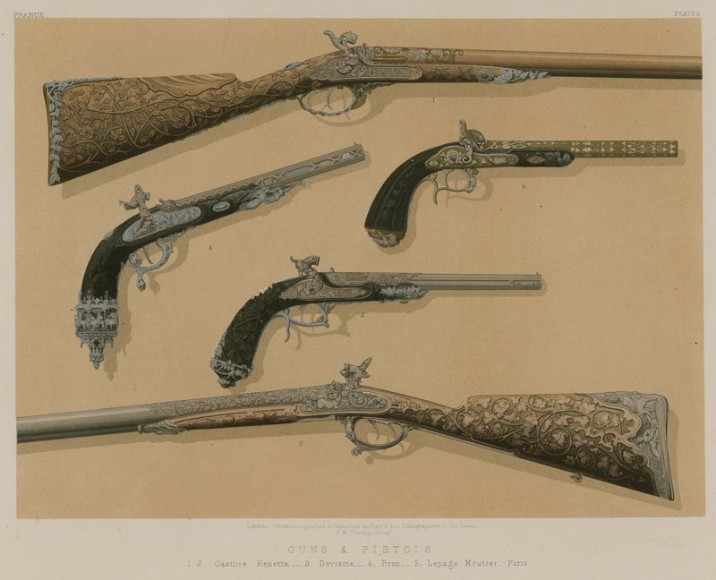 Vapen och pistoler av English School