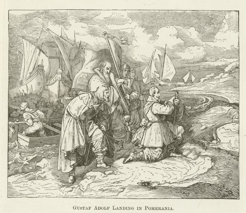 Gustaf Adolf landstigning i Pommern av English School