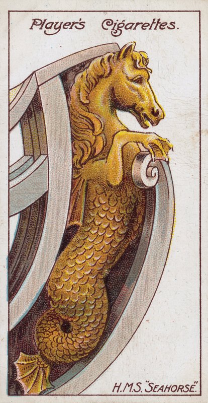 HMS "Seahorse" (kromolit) av English School