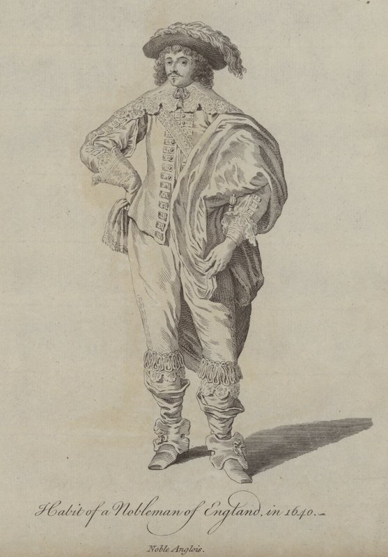 Vana för en adelsman i England 1640 av English School
