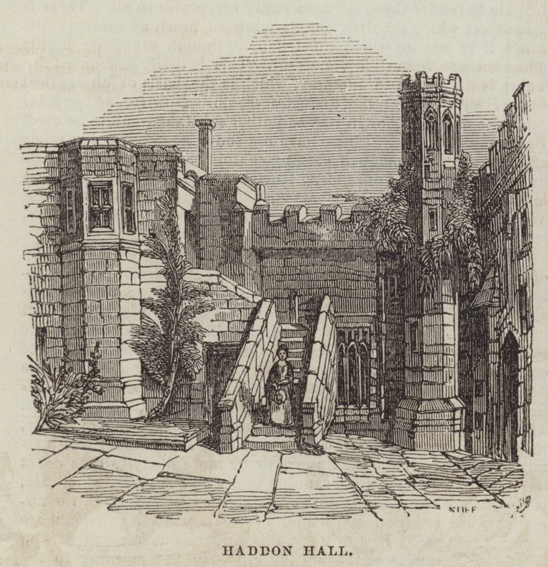 Haddon Hall (gravyr) av English School