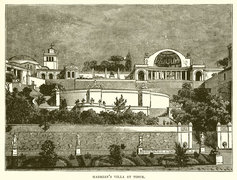 Hadrianus villa i Tirur av English School