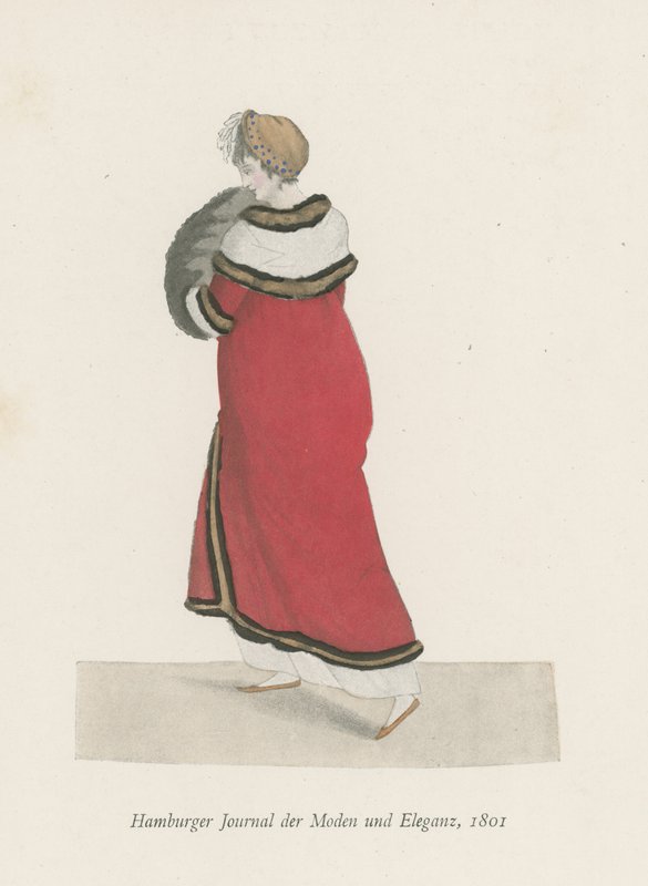 Hamburgs tidskrift för mode och elegans, 1801 av English School