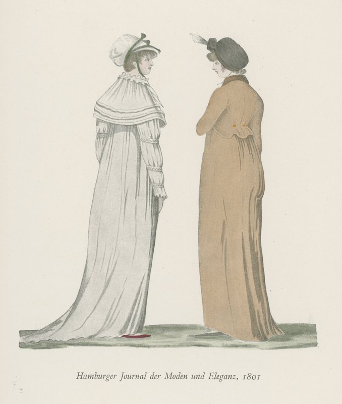 Hamburgs tidskrift för mode och elegans, 1801 av English School