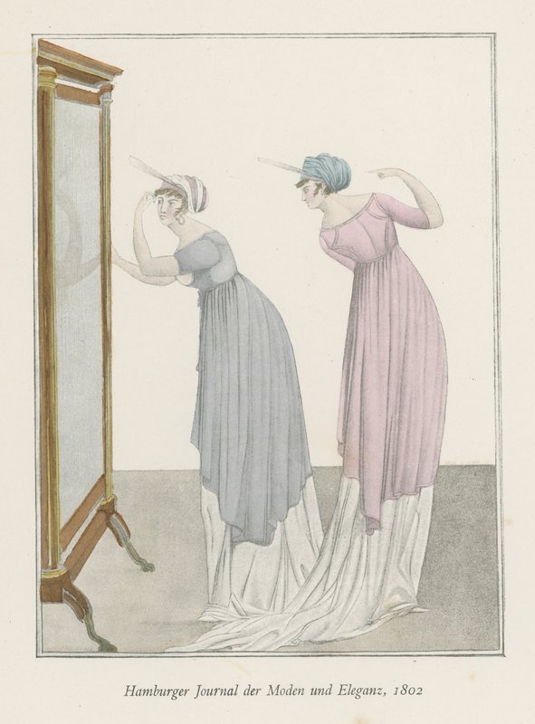 Hamburgs tidskrift för mode och elegans, 1802 av English School