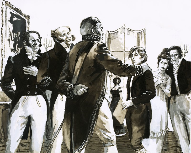 Hans Christian Andersen möter prins Christian Frederick av English School