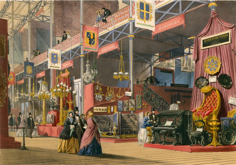 Hårdvara, den stora utställningen 1851 av English School