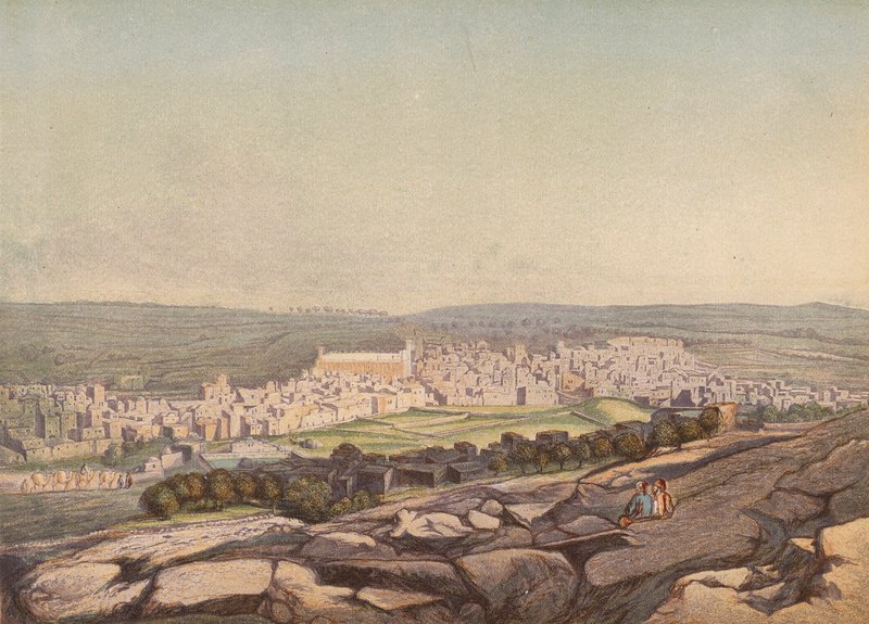 Hebron (färglitografi) av English School