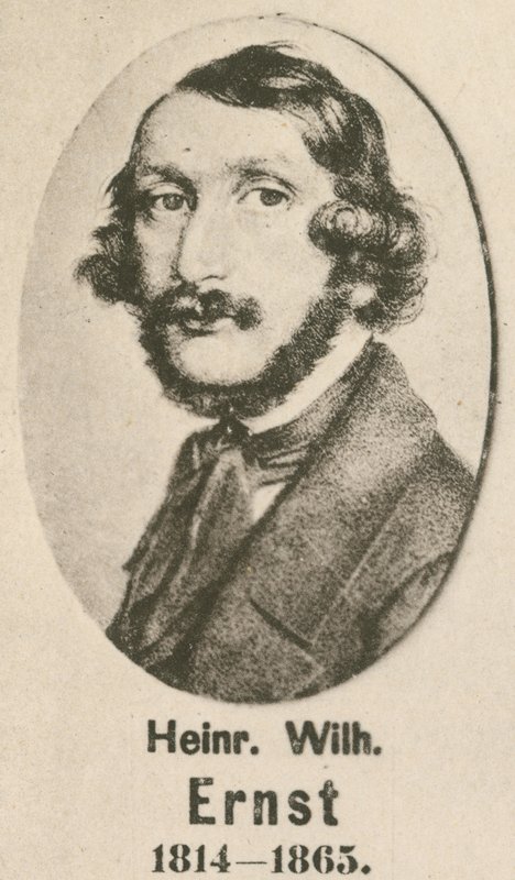 Heinrich Wilhelm Ernst (gravyr) av English School