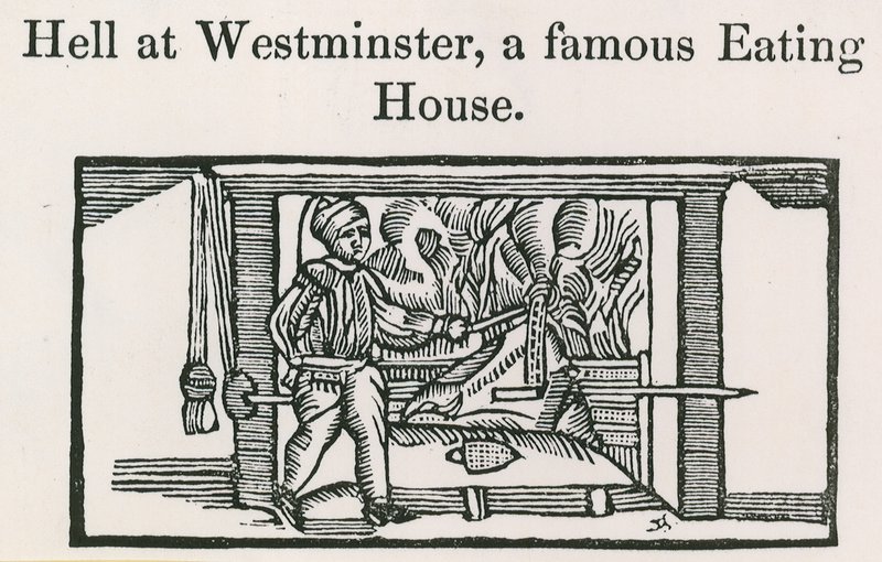Helvetet i Westminster, ett berömt Eating House av English School