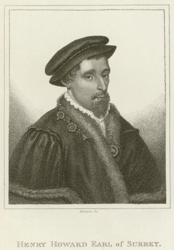 Henry Howard, Earl of Surrey (gravyr) av English School