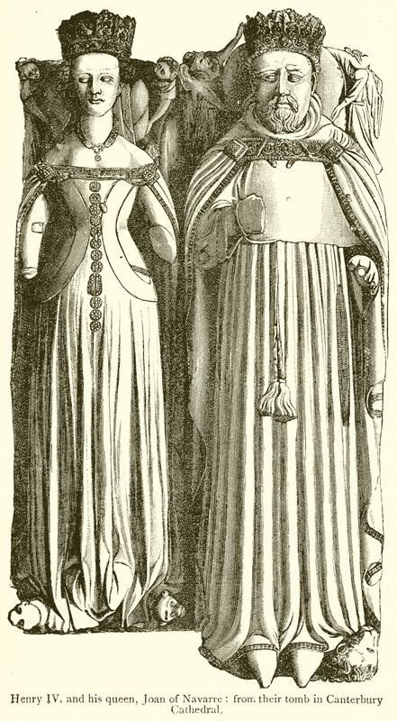 Henrik IV och hans drottning Jeanne av Navarra av English School