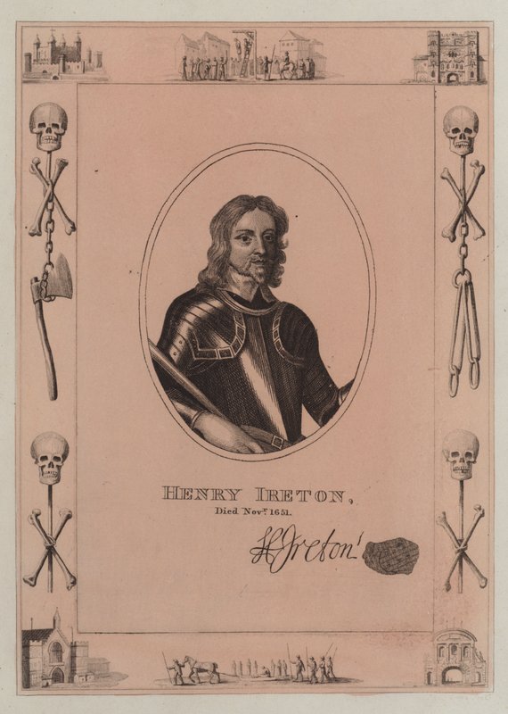Henry Ireton, död november 1651 av English School