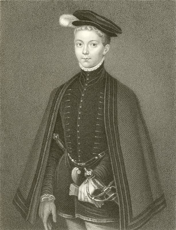 Henry Stuart, Lord Darnley, kung av Skottland av English School