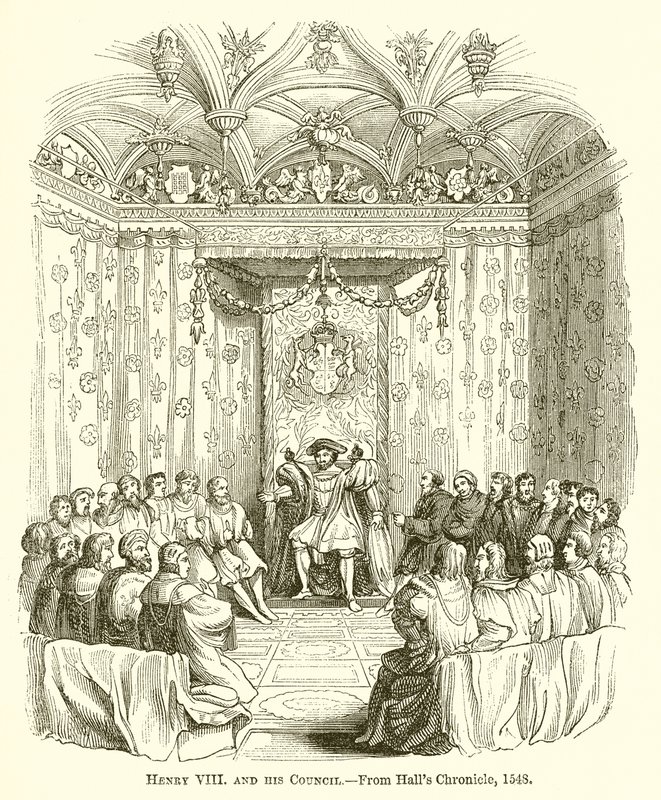 Henrik VIII och hans råd av English School