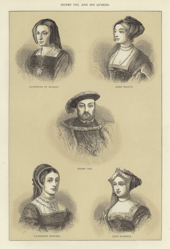 Henrik VIII och hans drottningar av English School