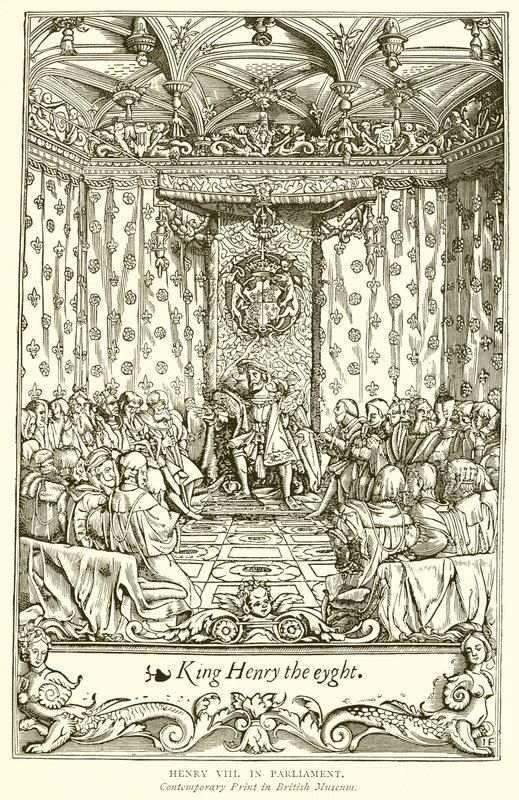 Henrik VIII i parlamentet av English School