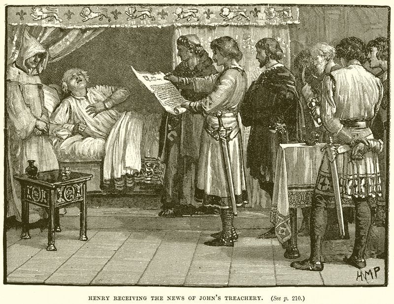Henry tar emot News of Johns Treachery av English School