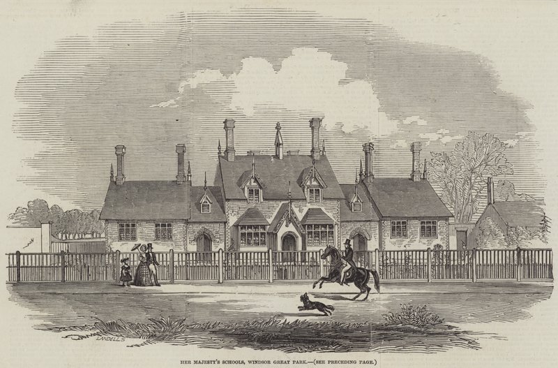 Hennes Majestäts skolor, Windsor Great Park (gravyr) av English School