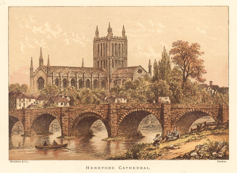 Herefords katedral av English School
