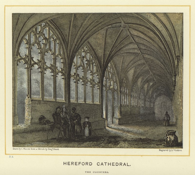 Hereford Cathedral, klostret av English School