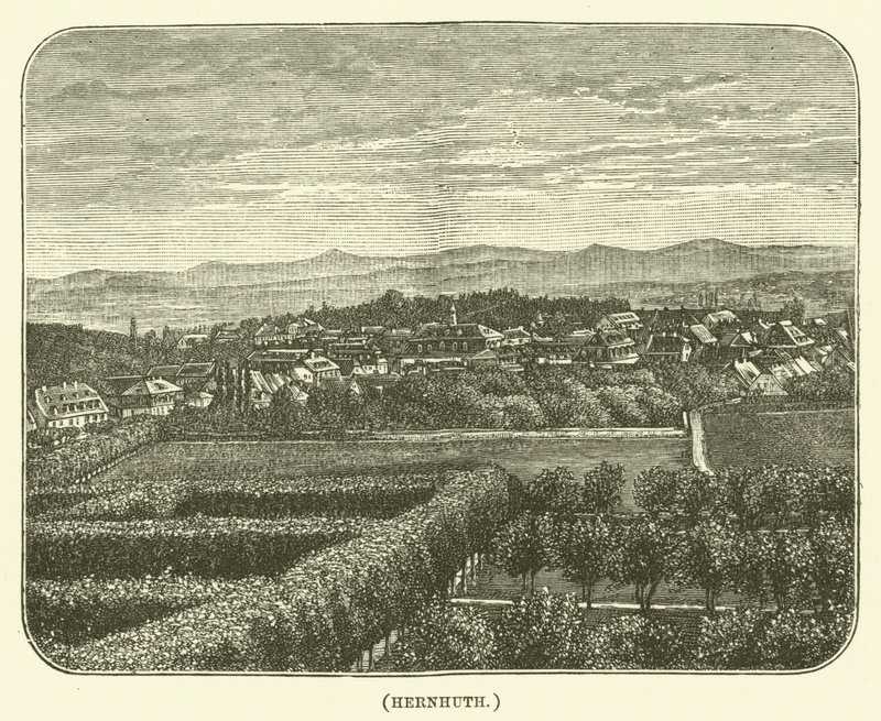 Hernhuth (gravyr) av English School
