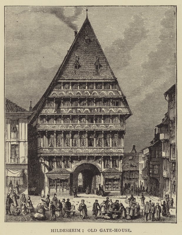 Hildesheim, Gamla porthuset (gravyr) av English School