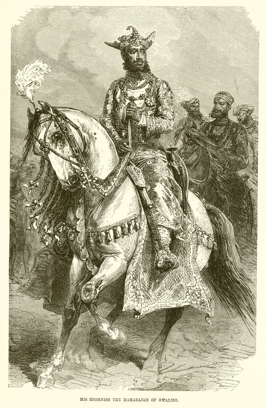 Hans höghet Maharajah av Gwalior av English School