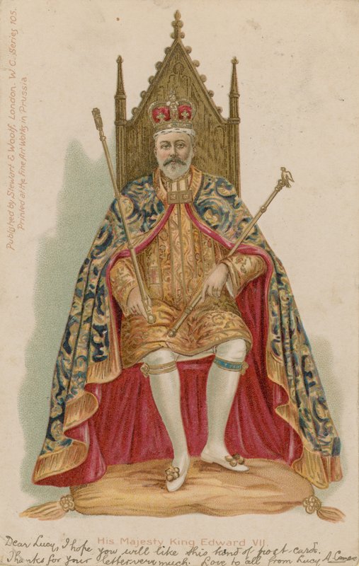 Hans Majestät Kung Edward VII av English School